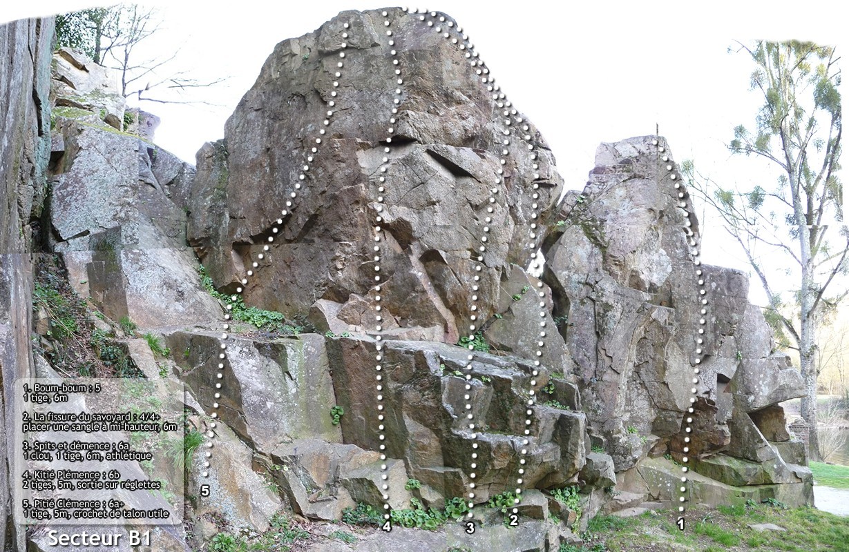 Topo du secteur B1
