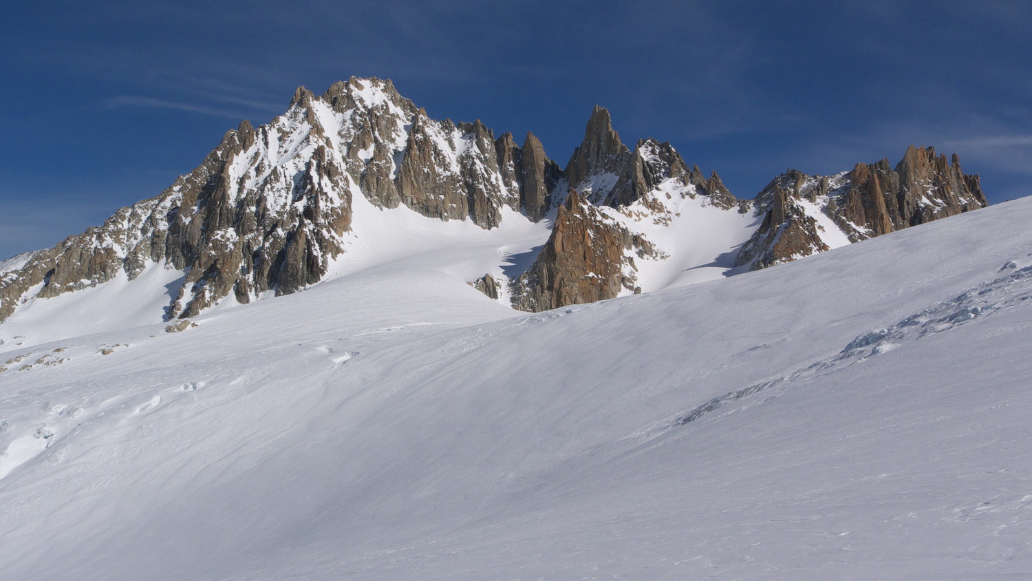 Aiguille du Tour. Objectif en vue.