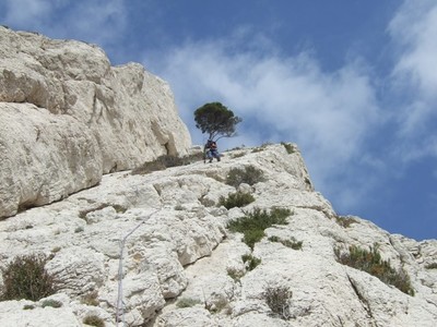 Pan droit du Dièdre Guem