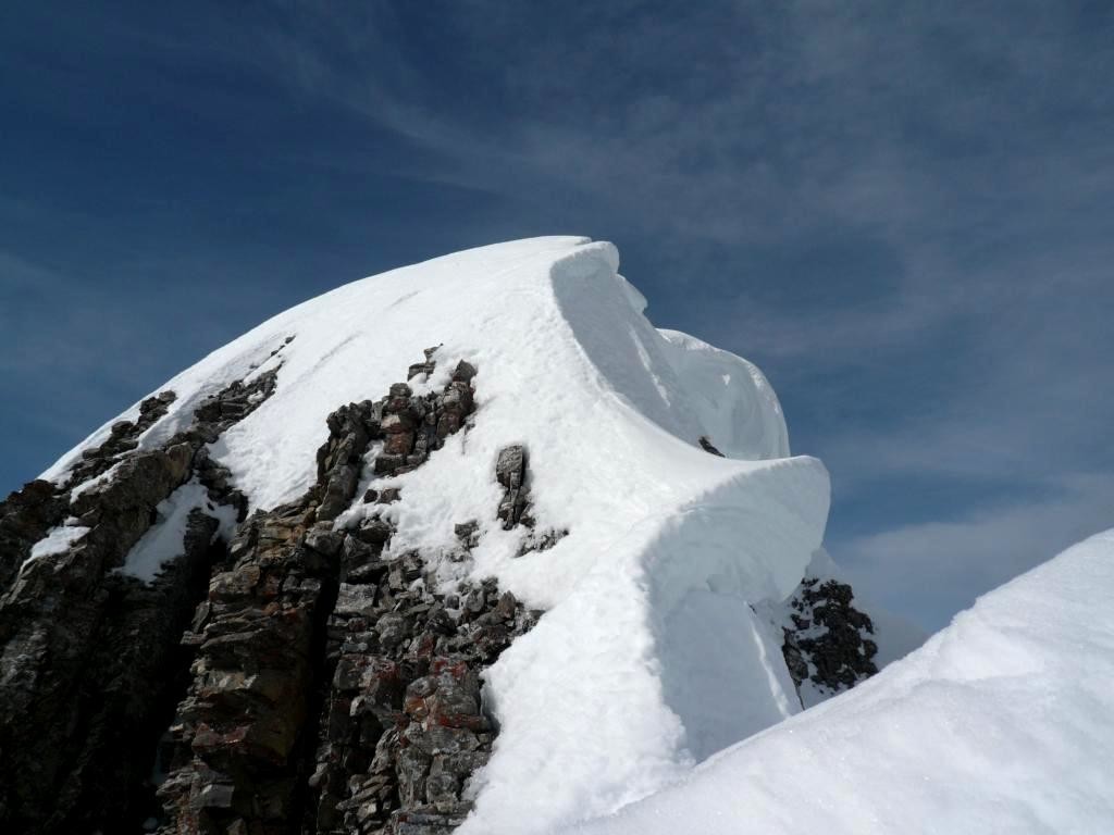 L'arête sommitale