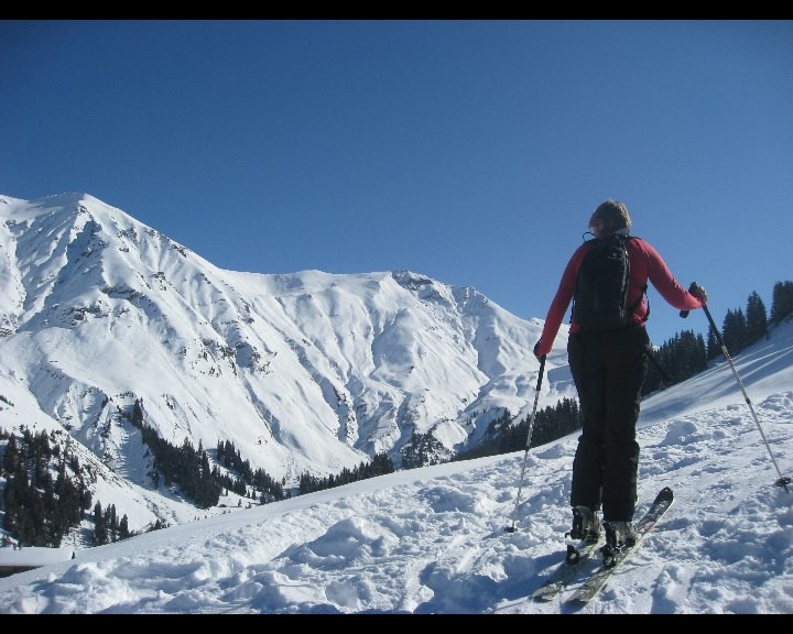 Sur la large croupe du Schatthore
