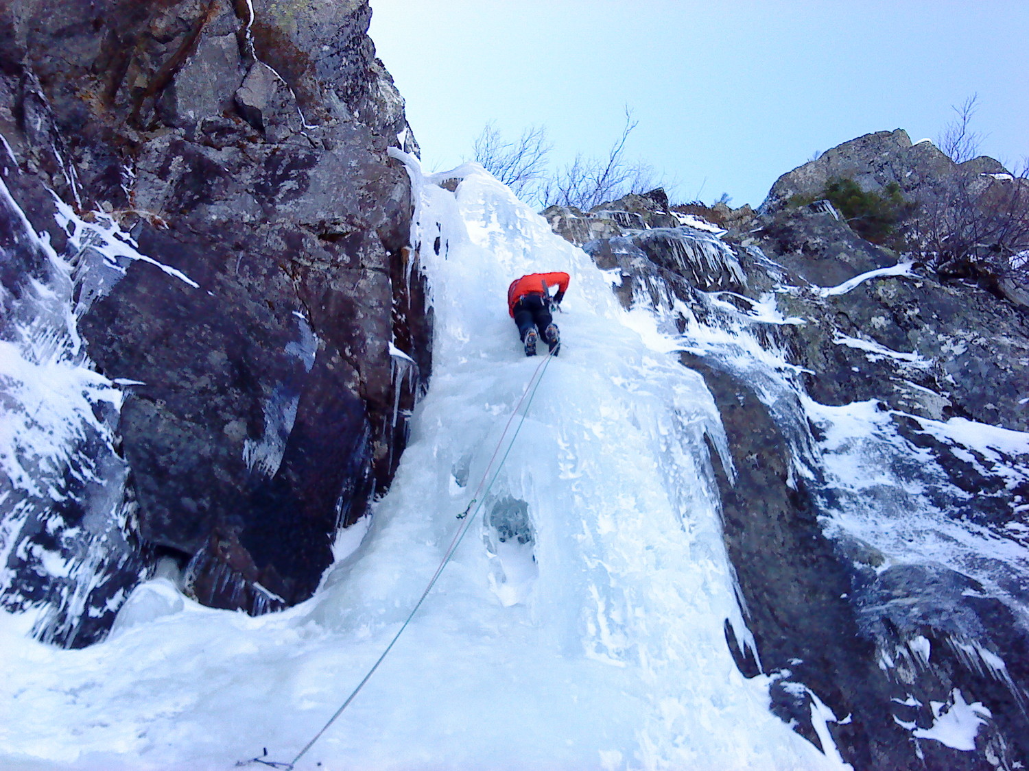 Vinzzzz dans L5 (le crux)