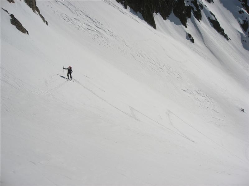 A la montée, sous le Col Guilié.