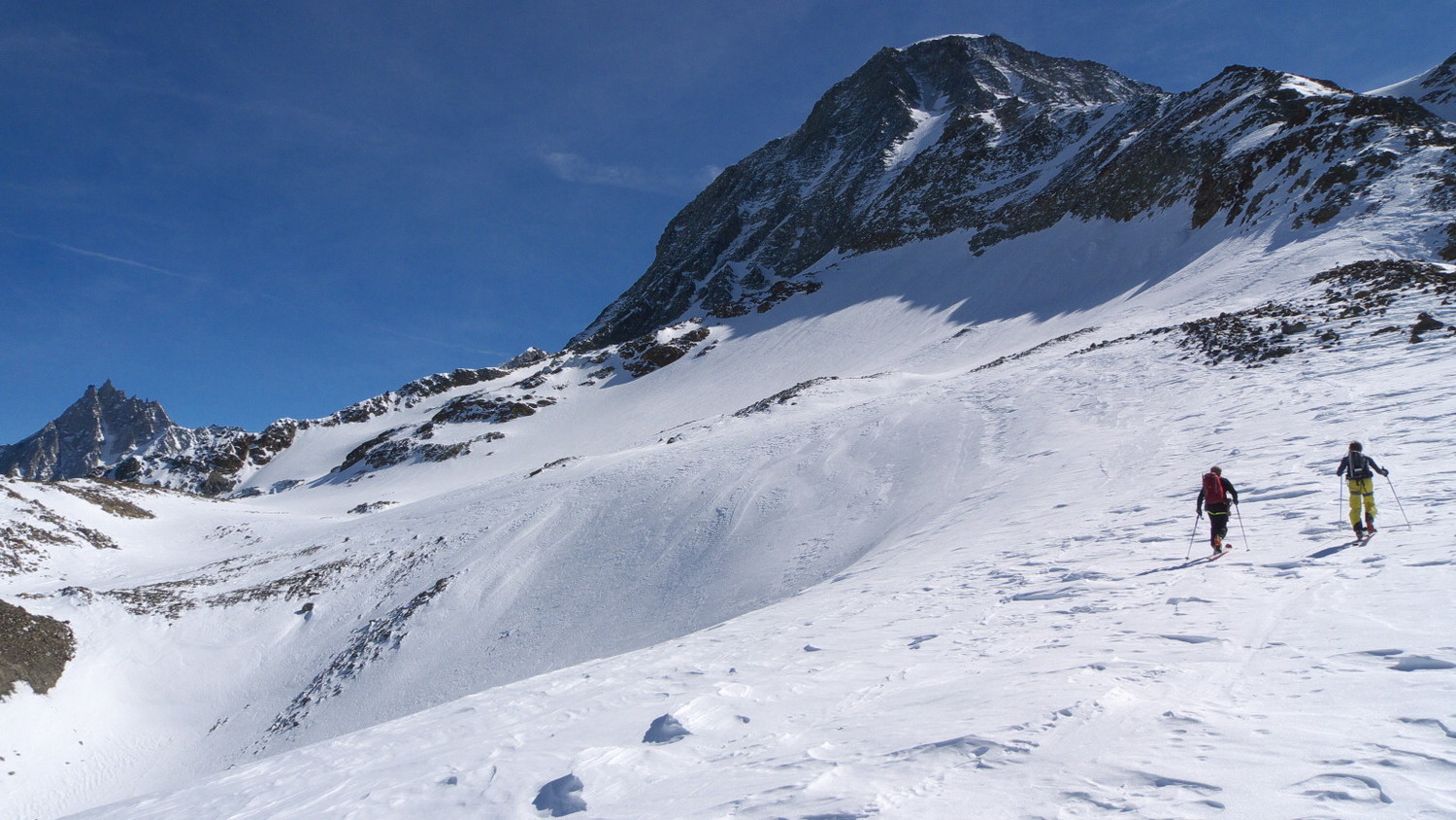 Traversée finale vers le point 3029m.
