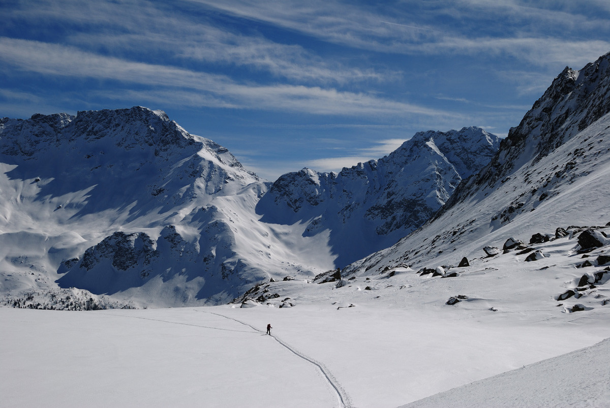 Val Mera, au dessus du Rifugio Saoseo (Val Poschiavo, Grisons)