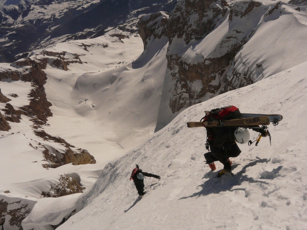 A last steep slope before the summit