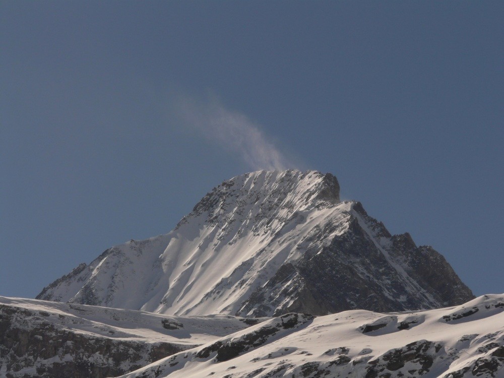 Vent sur la Dent Parrachée
