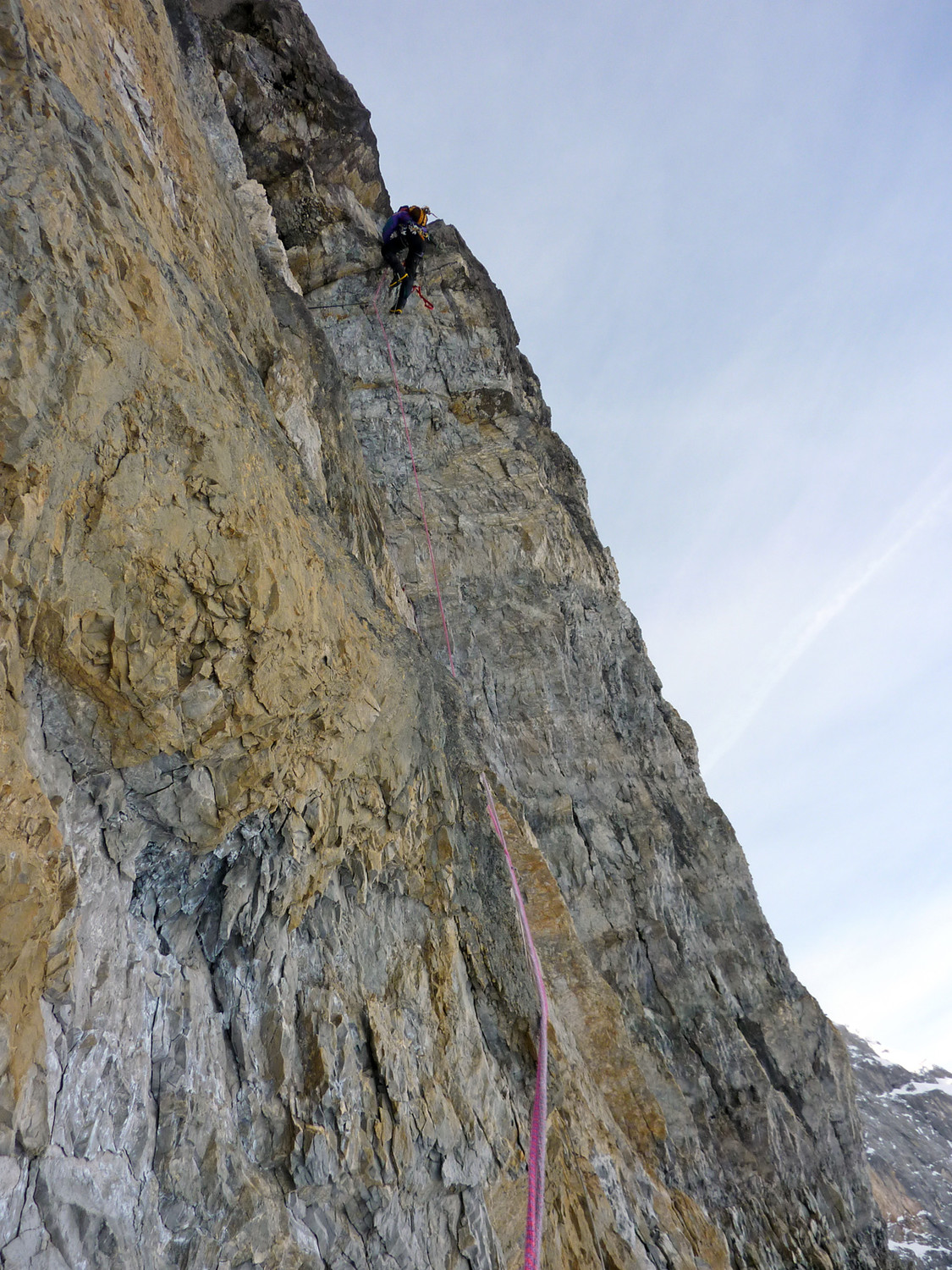 Cirque de Gavarnie - Aloïs - L1 dans le "mini-toit"