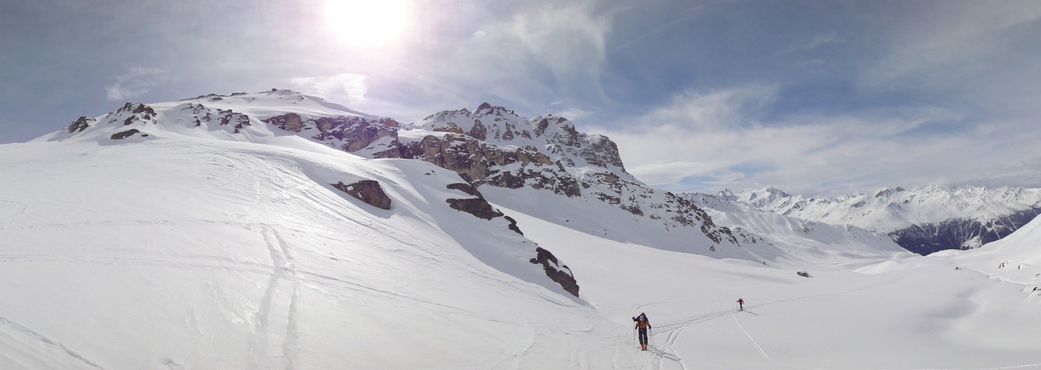 Sommet de la combe, sous le Pas de Lona