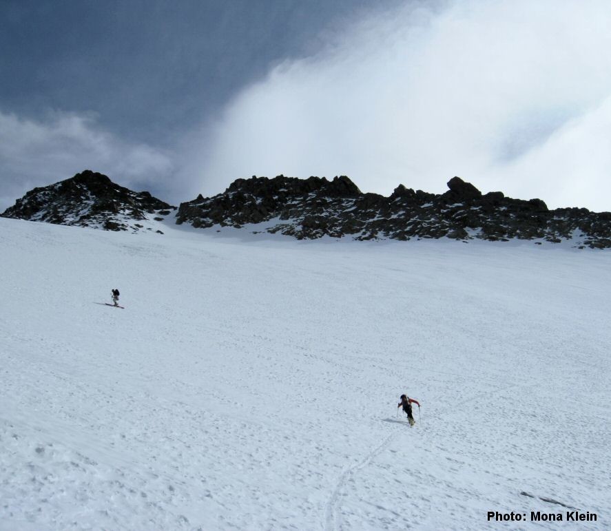 La face SW du Fletschhon en parfaites conditions