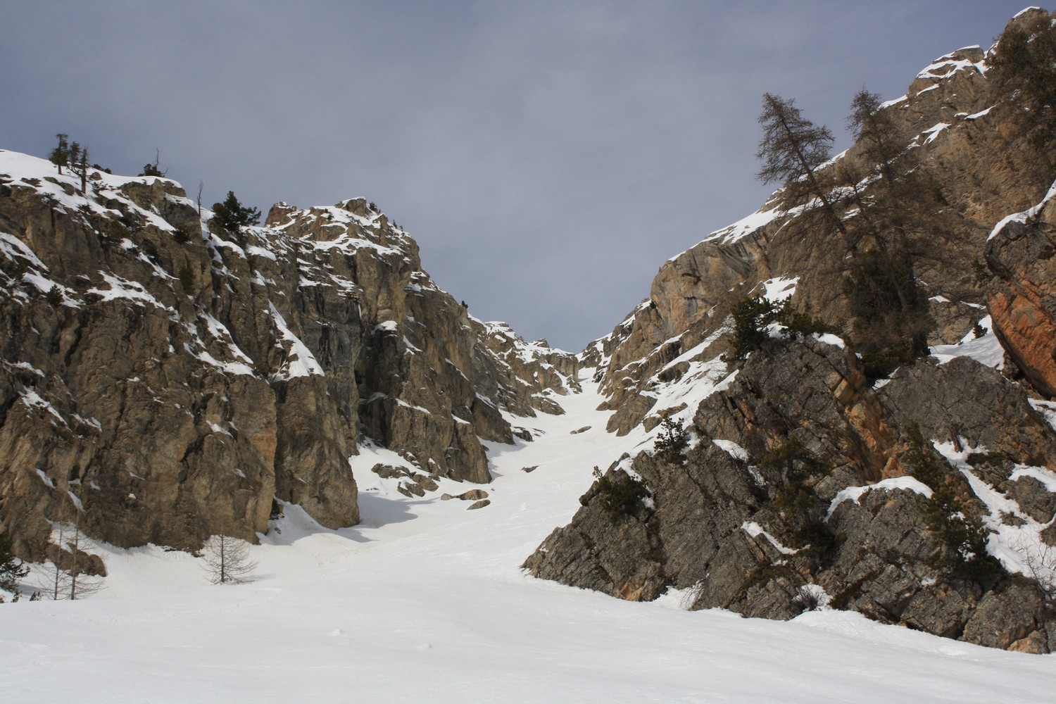Au pied du couloir SE de la "Font-que-Bulh"
