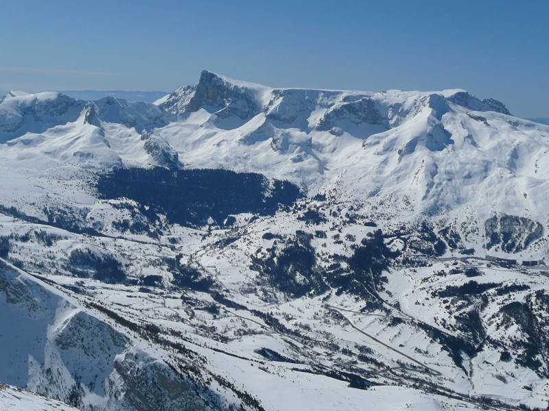 Pic de Bure : bien enneigé