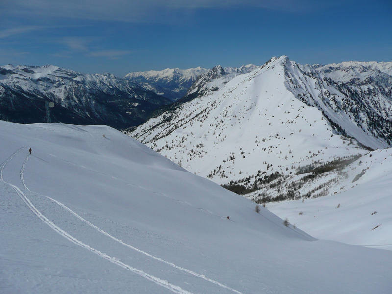 Belle poudre rive gauche du vallon