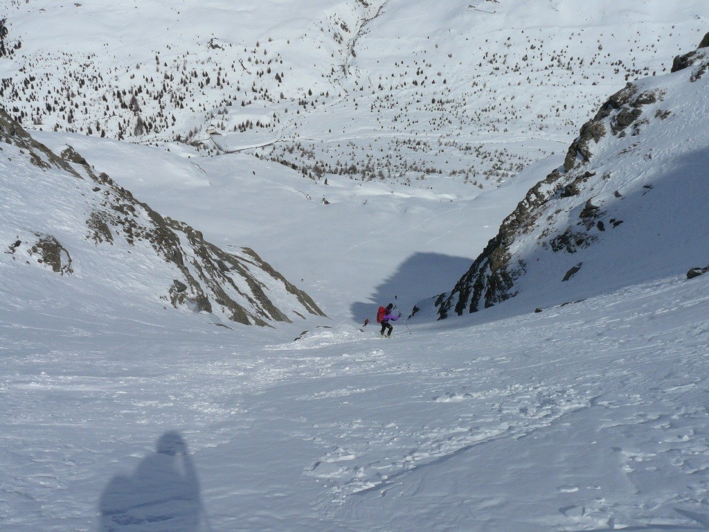 Canale finale, con neve dura