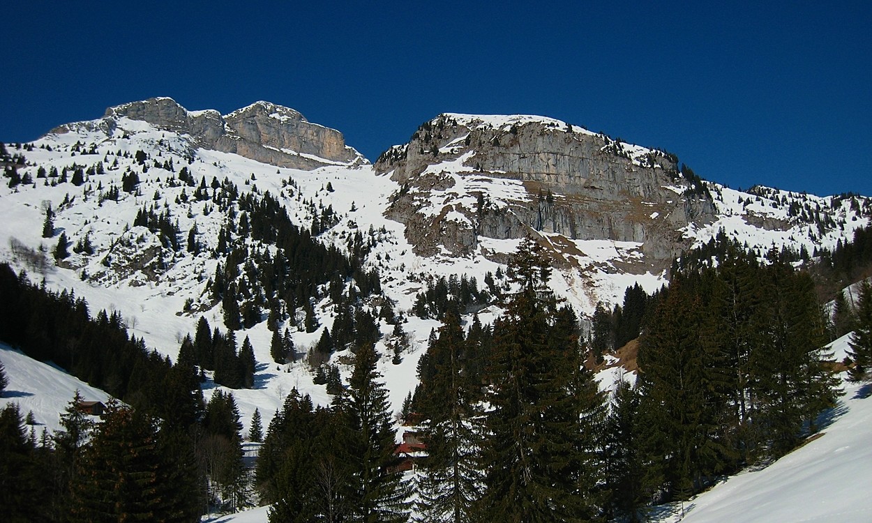 La Tour de Famelon (2138m) vue de l'E, objectif du jour