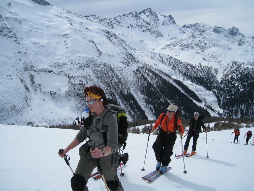 Chaîne des Schinhorn. Proches du sommet...