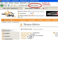 Localiser le numéro de contributeur