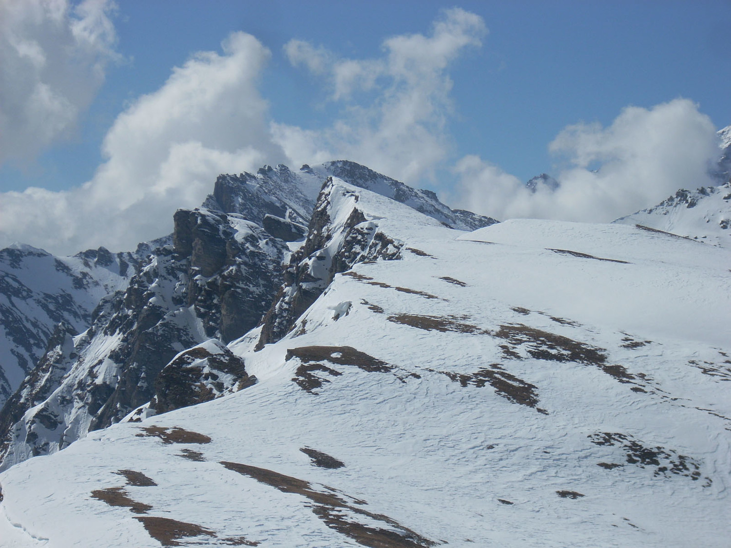 Punta d'Orogna vista dal Cazzola