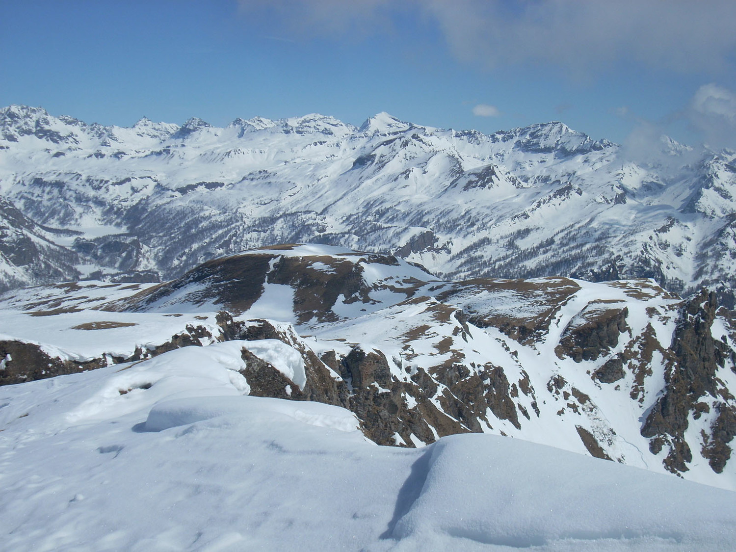 Cazzola visto dalla Punta d'Orogna