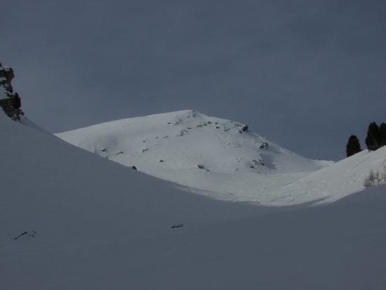 Combe finale et sommet