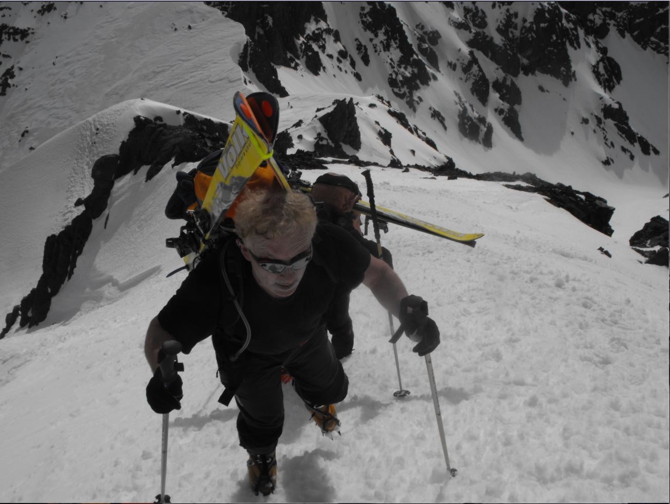 Petite montée en crampons