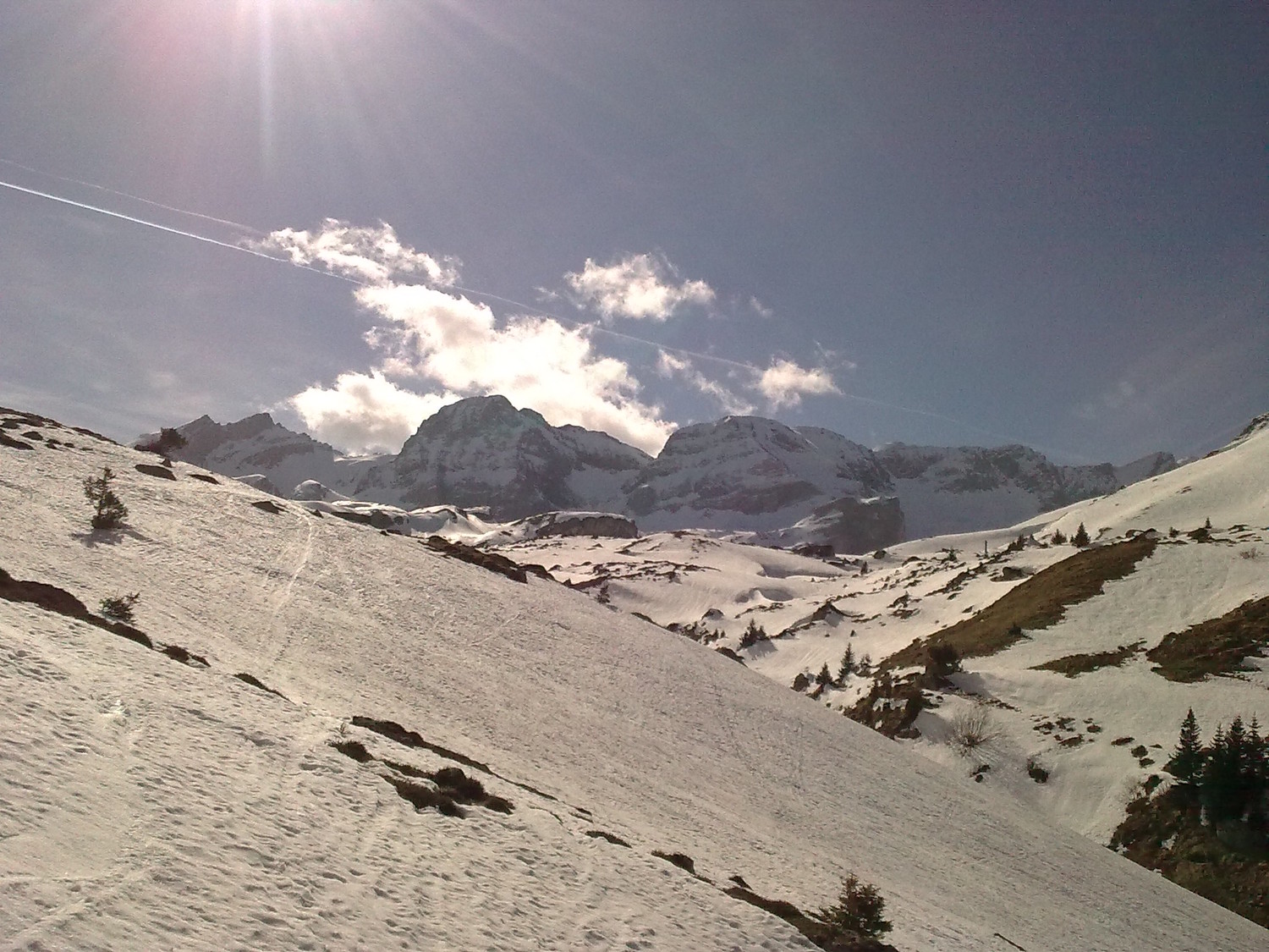Montée à Anzeindaz , Brotzet en face