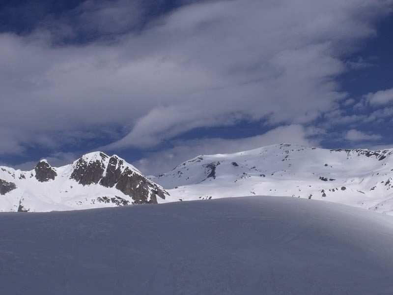 salenton à gauche et le buet au fond vu de la combe a Berard