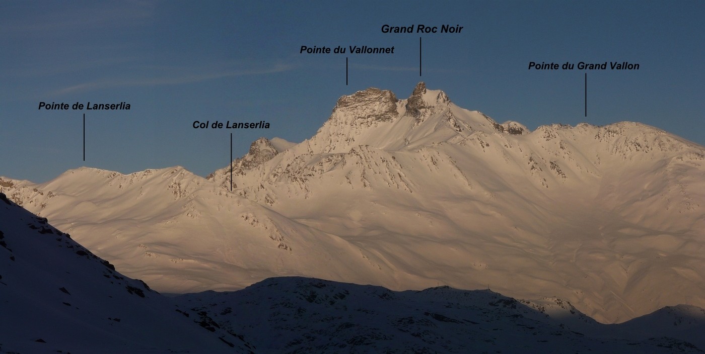 Grand Roc Noir et sommets voisins