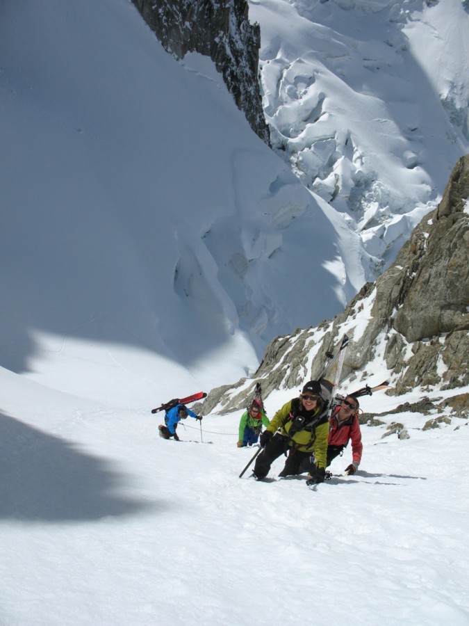 Brèche Puiseux - Dans le couloir Puiseux