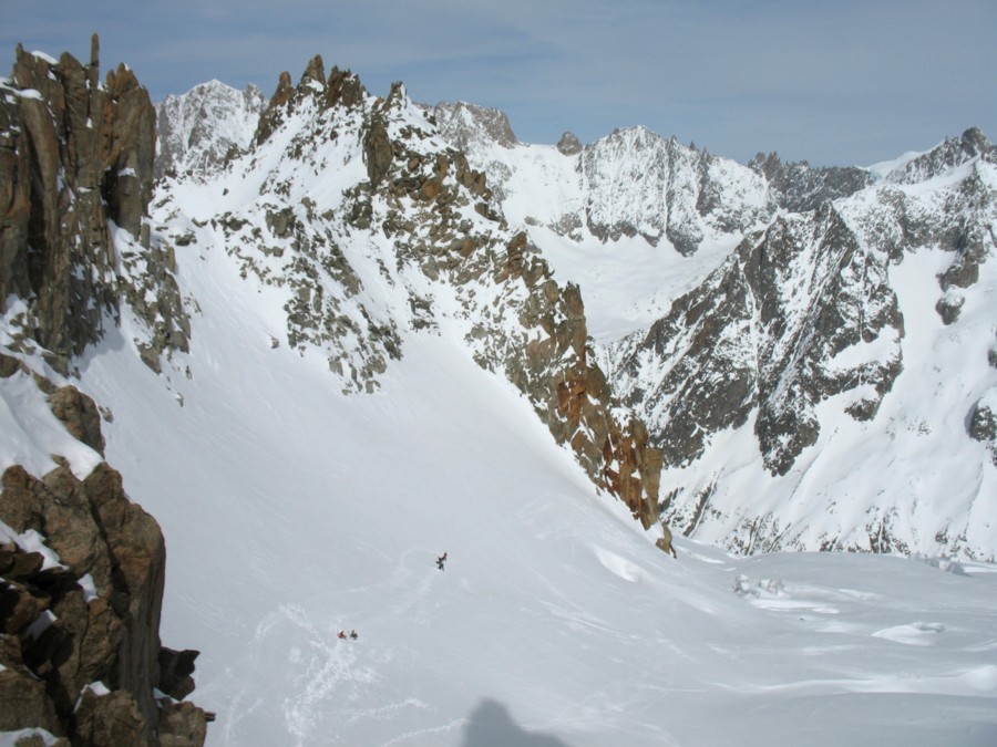 Brèche Puiseux - Vue de la Brèche