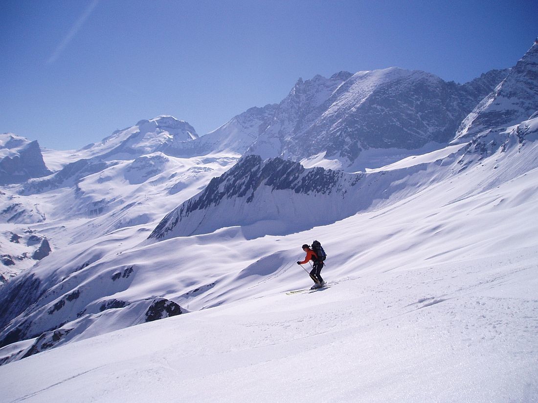 Grand Bec 2004 : La Grande Motte et la skieuse