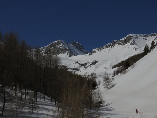 le vallon de descente