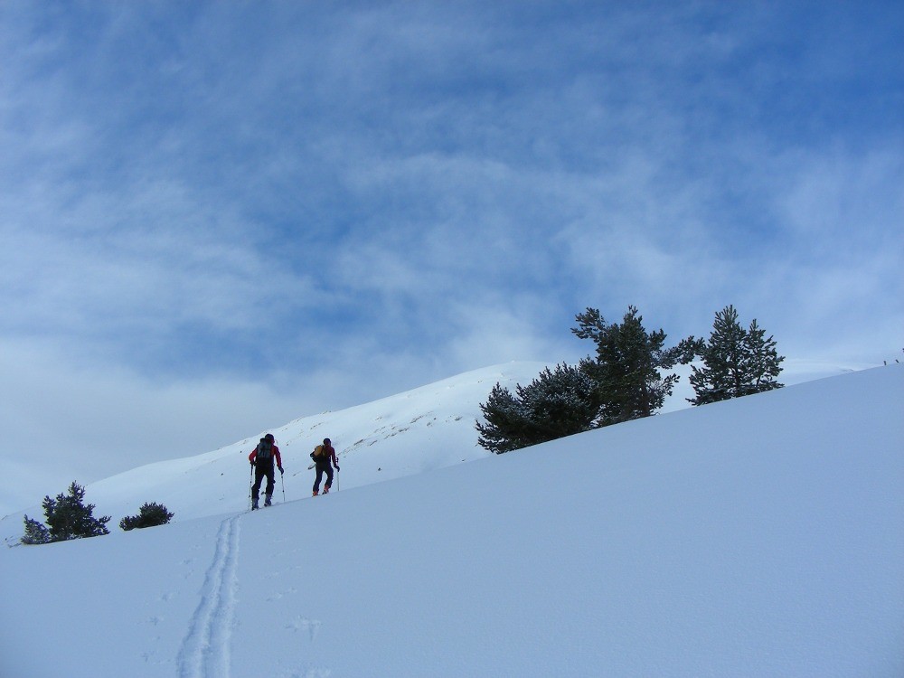 5 cm de neige fraiche