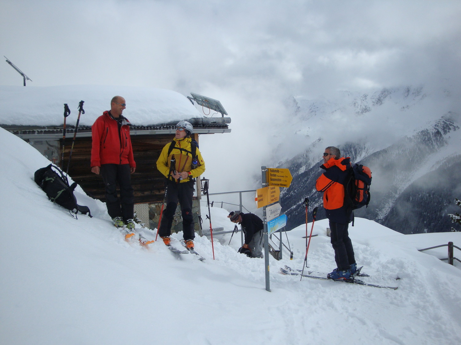 Restialp..au retour le temps vire au beau !