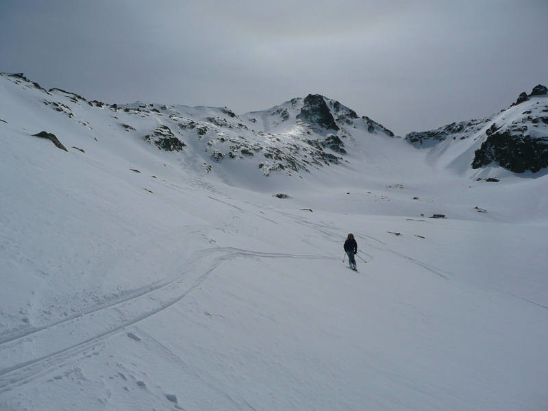 Descente face N Tuc de la Canal de Rius