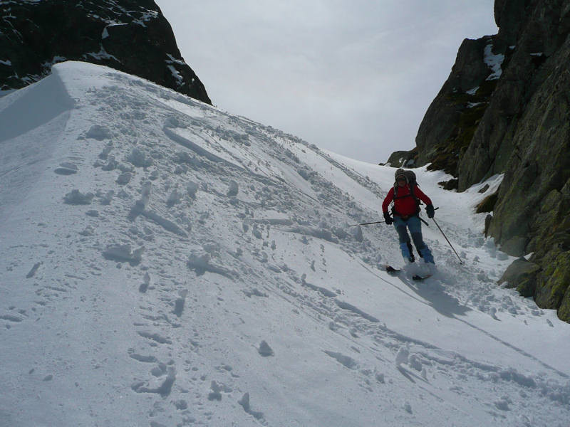 Début de descente finale sur le val de Rius