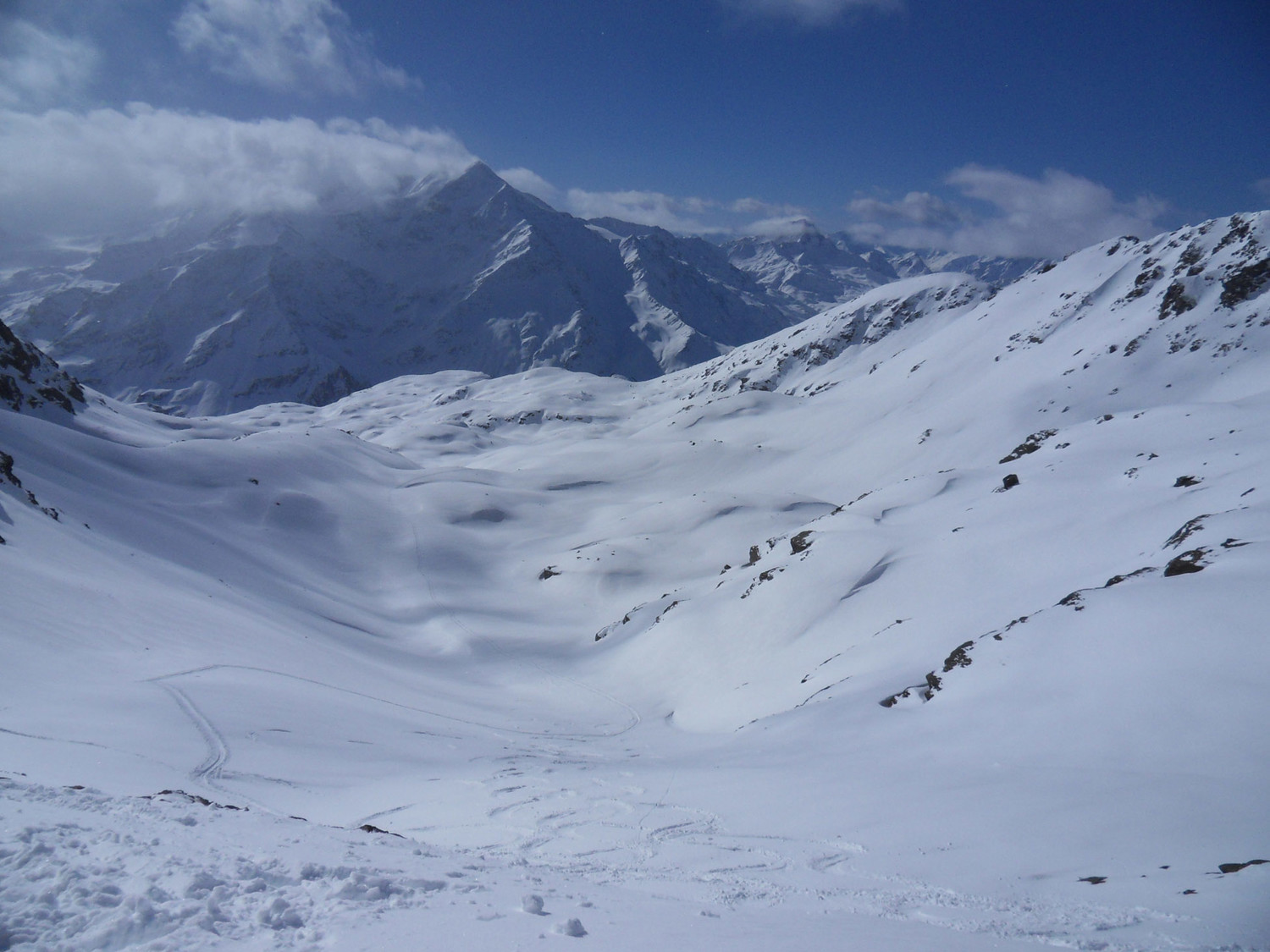 Valle della Manzina, pronta da discendere su polvere!
