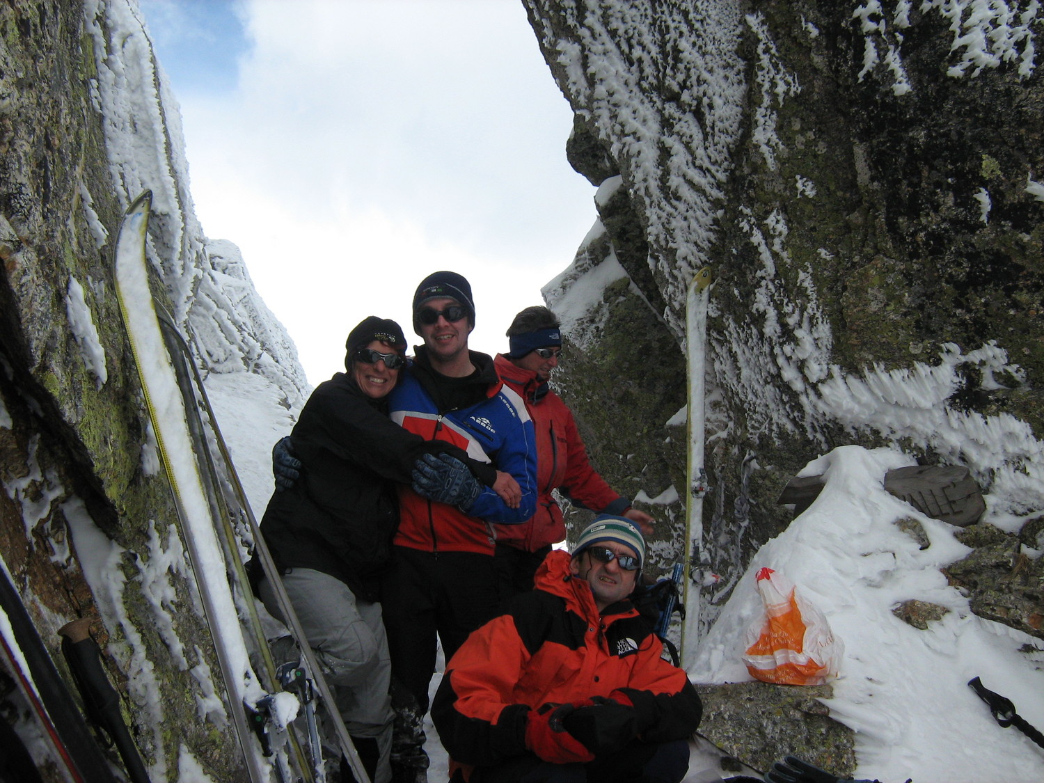 Il gruppo L..A al Passo Vallè