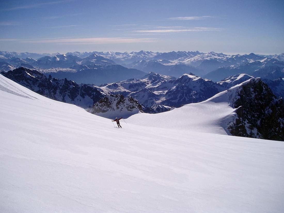 Traversée Pelvoux 2004 : GLACIER DU PELVOUX L'OLYMPE DES HAUTES ALPES