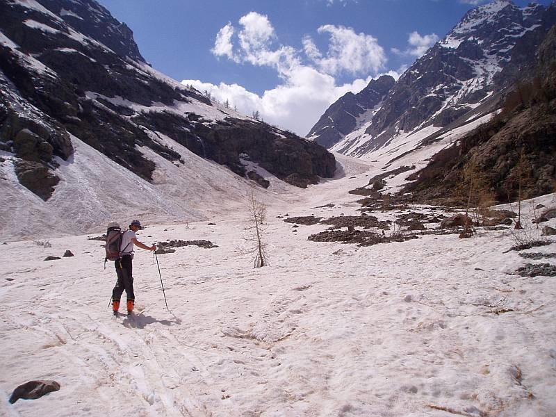 Traversée Pelvoux 2004 : La grande aventure commence , plus question de gamberger