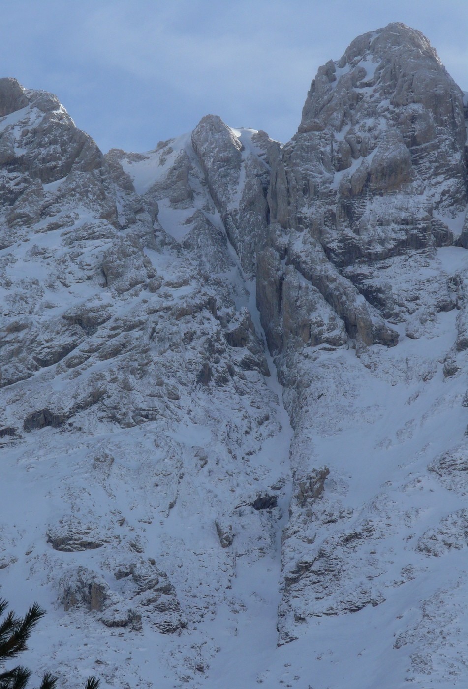 Pic Ponsin - Couloir de gauche des Planes