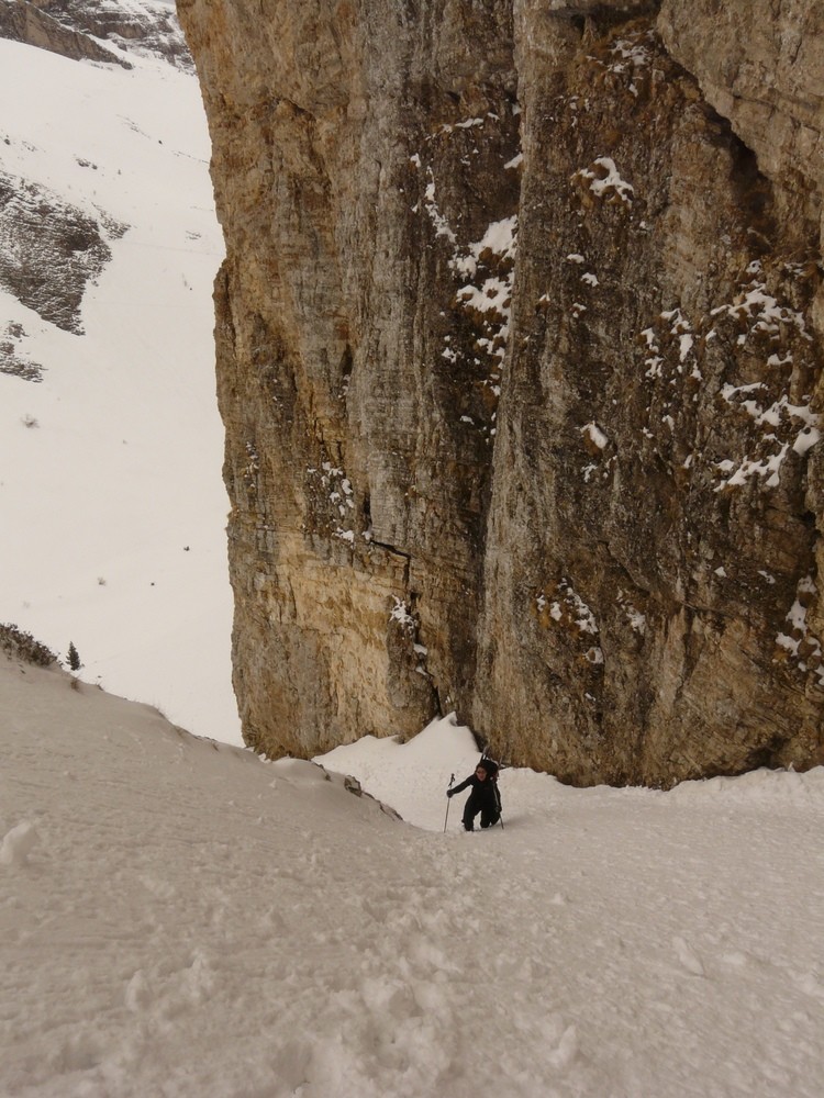 Traversée Héroïque - couloir d'accès