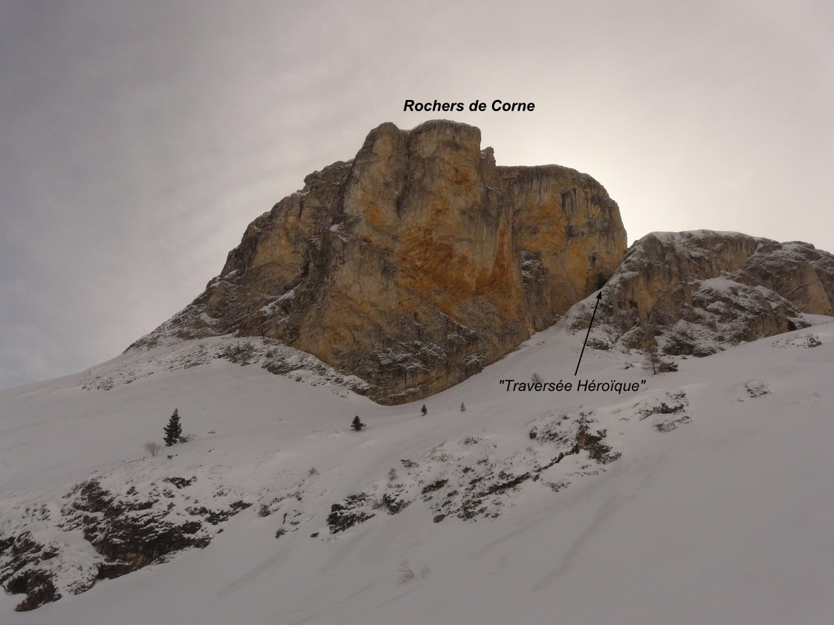 Rocher de Corne - Traversée Héroïque