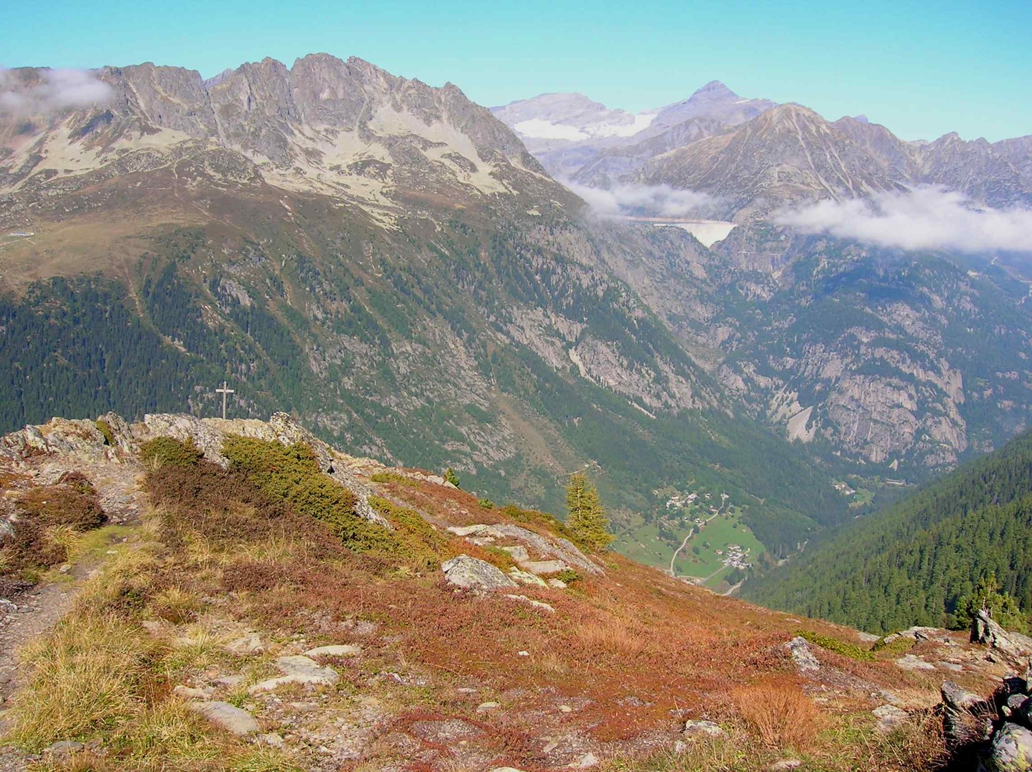 du sommet, Emosson et Loriaz