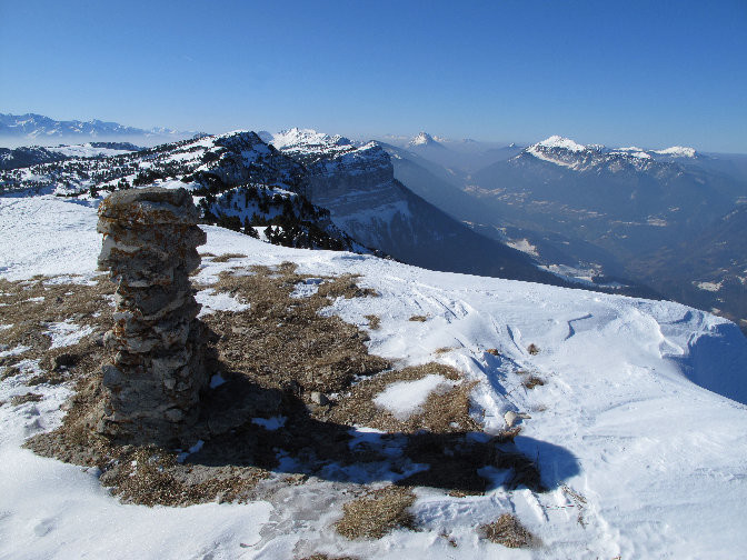 Sommet soufflé du Mont Granier