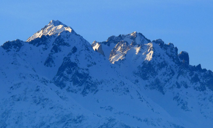 Premiers rayons sur la Lauzière