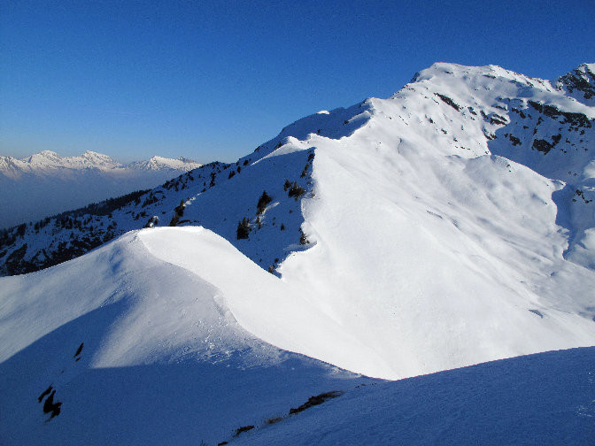 Crête menant au Petit Arc