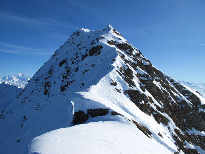 Sur l'arête Petit-Grand Arc