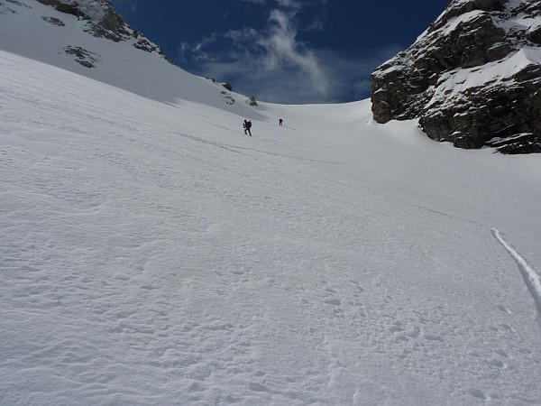 Salendo al Pizzo del Ramulazz; verso il Passo m2615