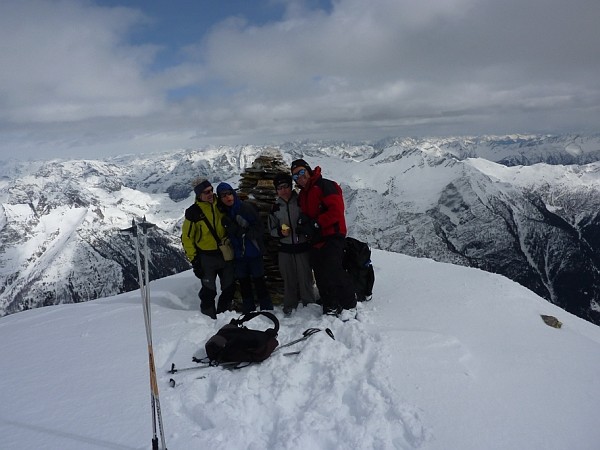 In vetta al Pizzo del Ramulazz